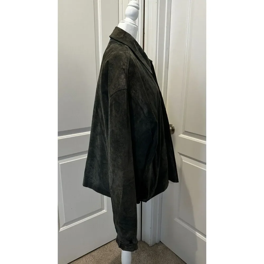Men's Black Genuine Leather Coat Jacket